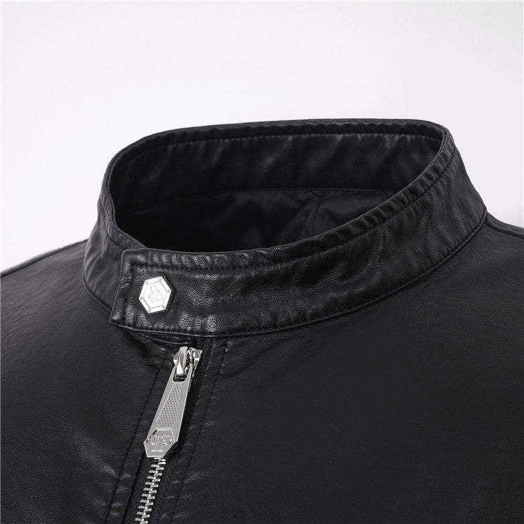 SOLO-Men Cowhide Jacket