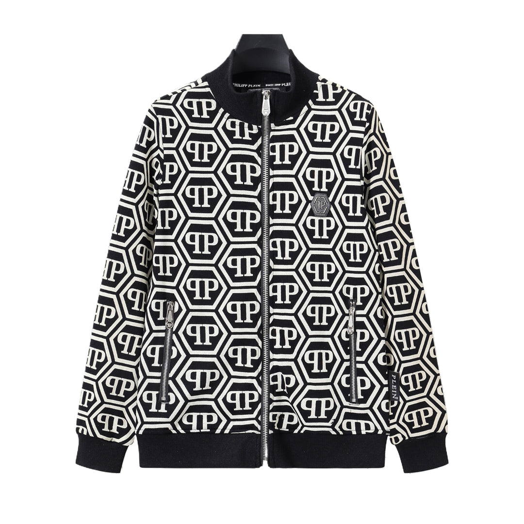 US-LOGO Casual Black Hoodie