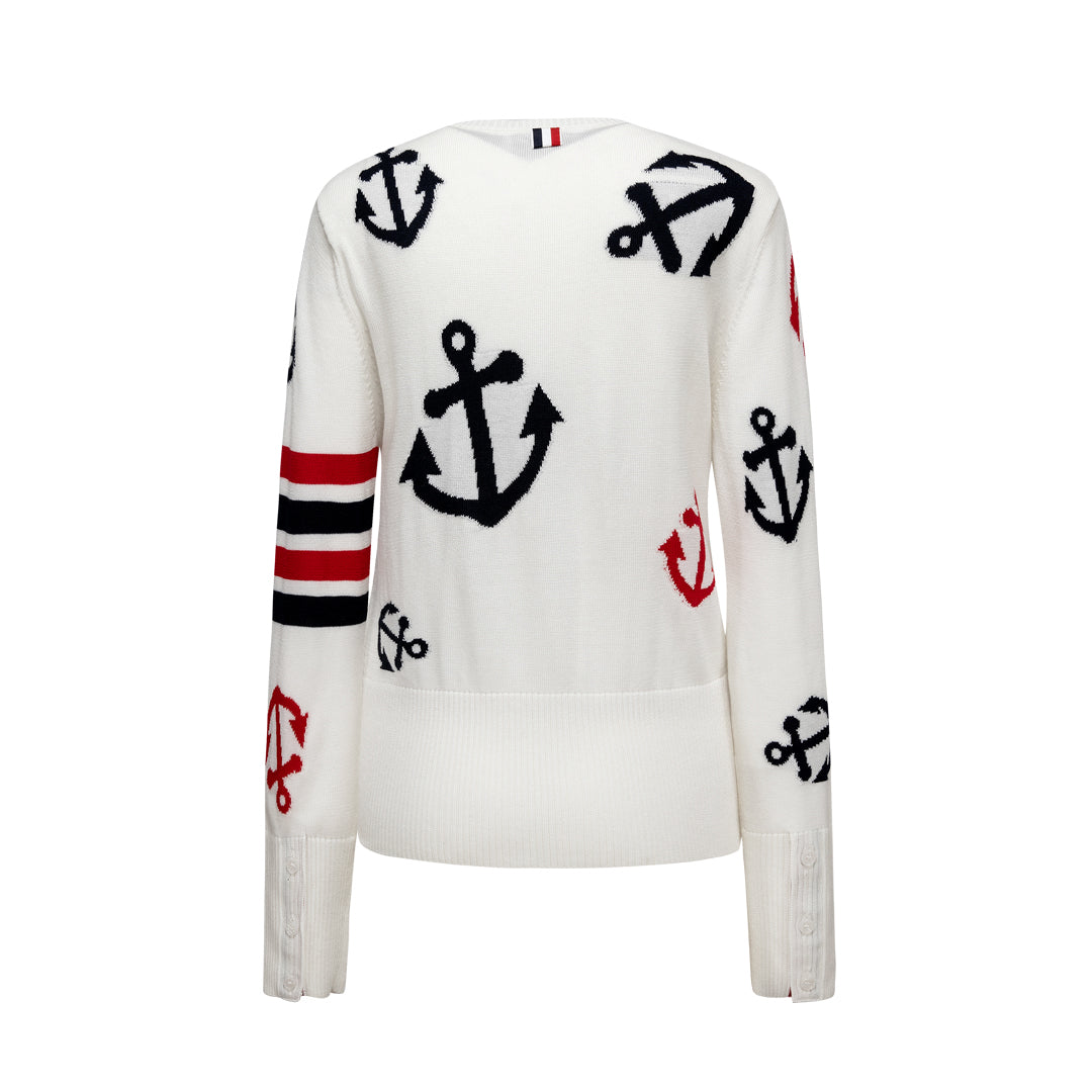MR.TOM Women Anchor print Sweaters