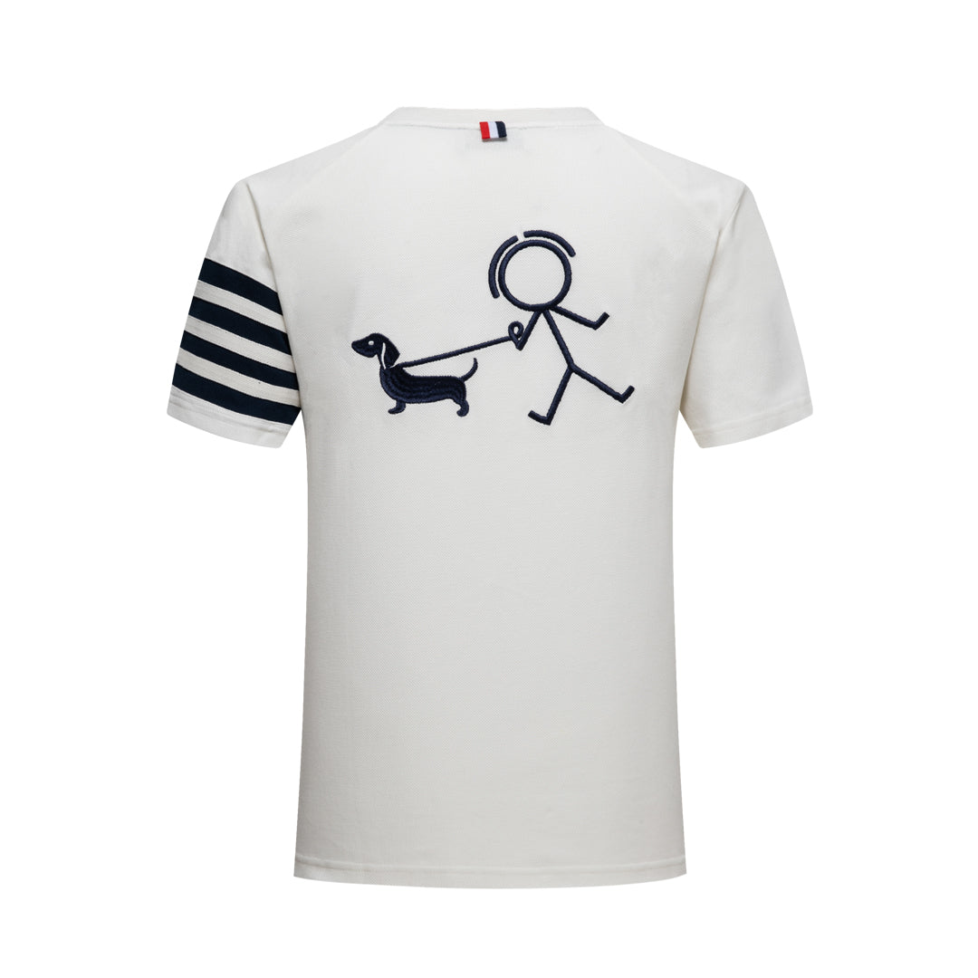 MR.TOM Puppy embroidered T-shirt