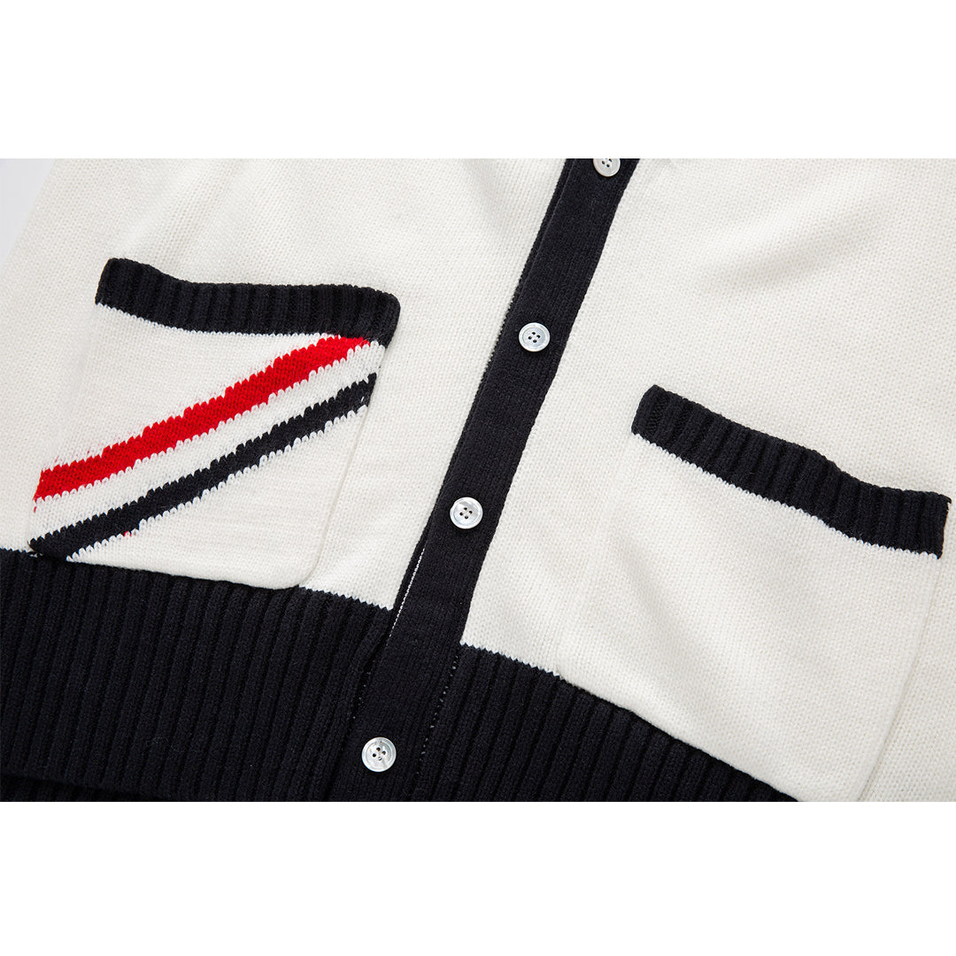 MR.TOM 2025ss Colorblock sweater