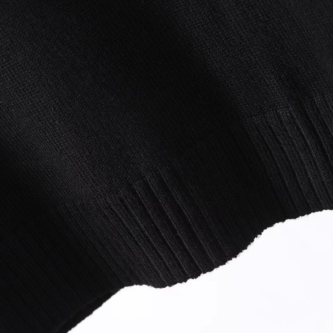 SOLO-black Fleece Sweatshirt