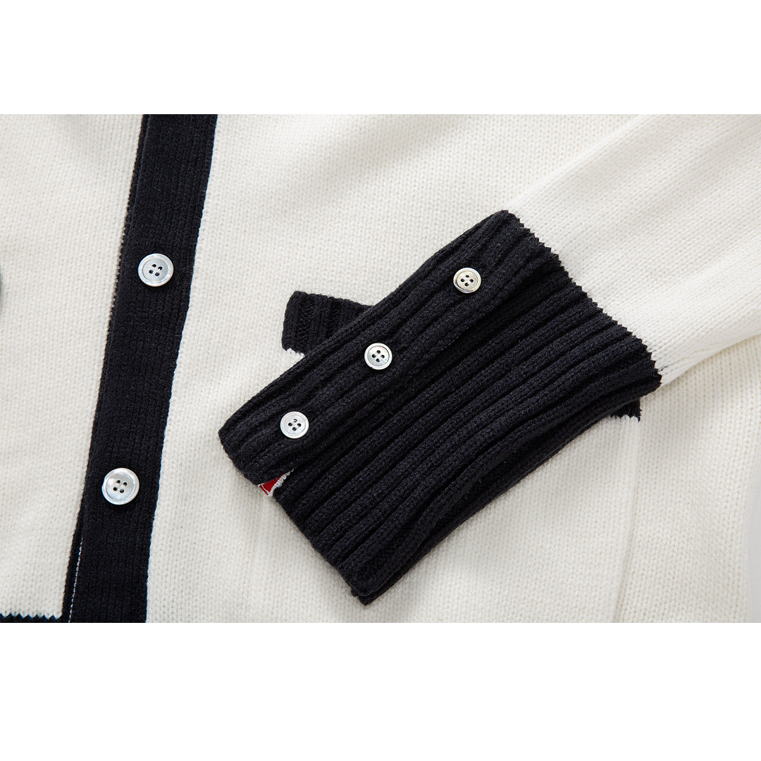 MR.TOM 2025ss Colorblock sweater