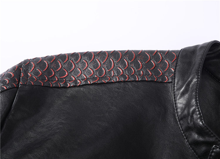 SOLO-Men Cowhide Jacket