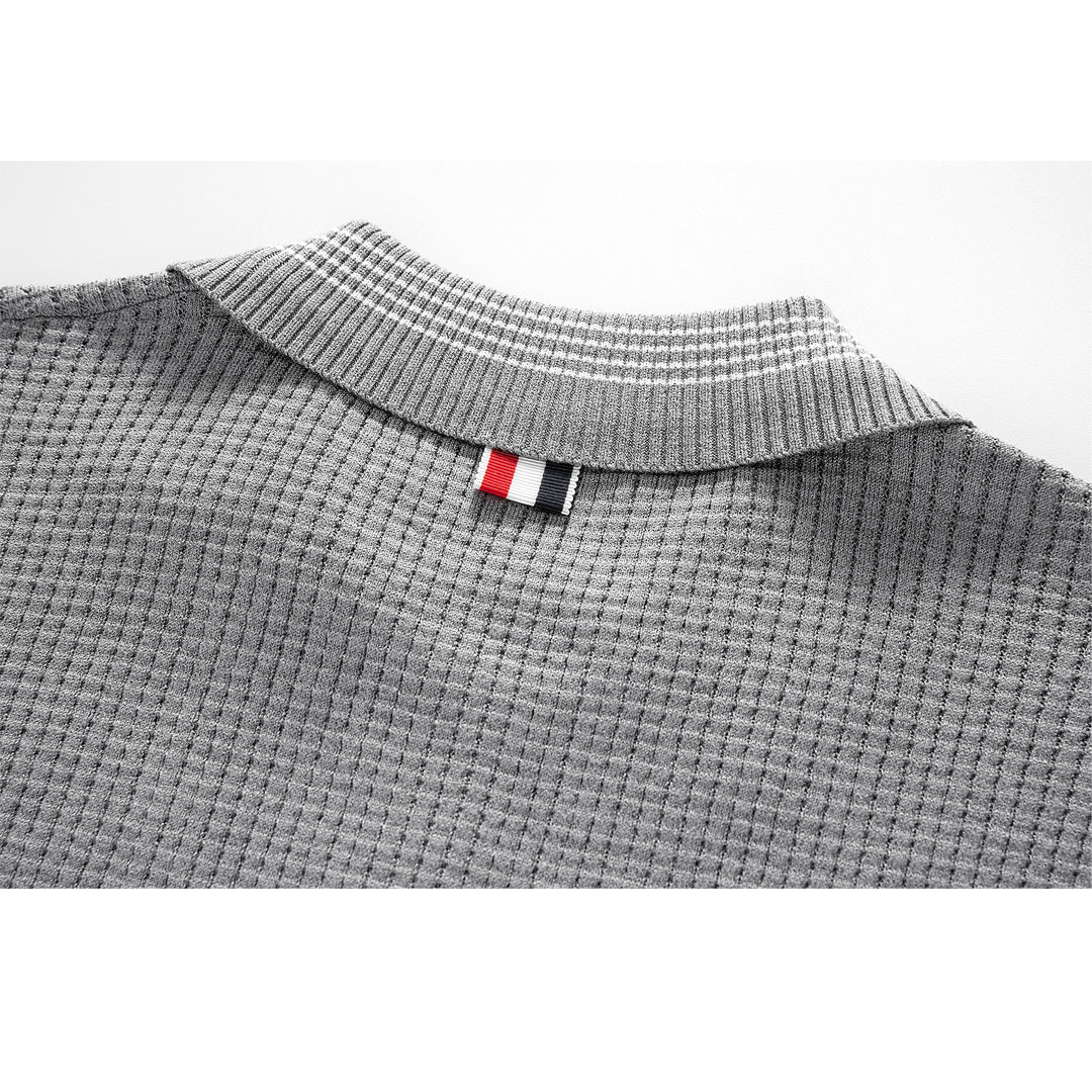 MR.TOM Waffle fabric POLO Shirt
