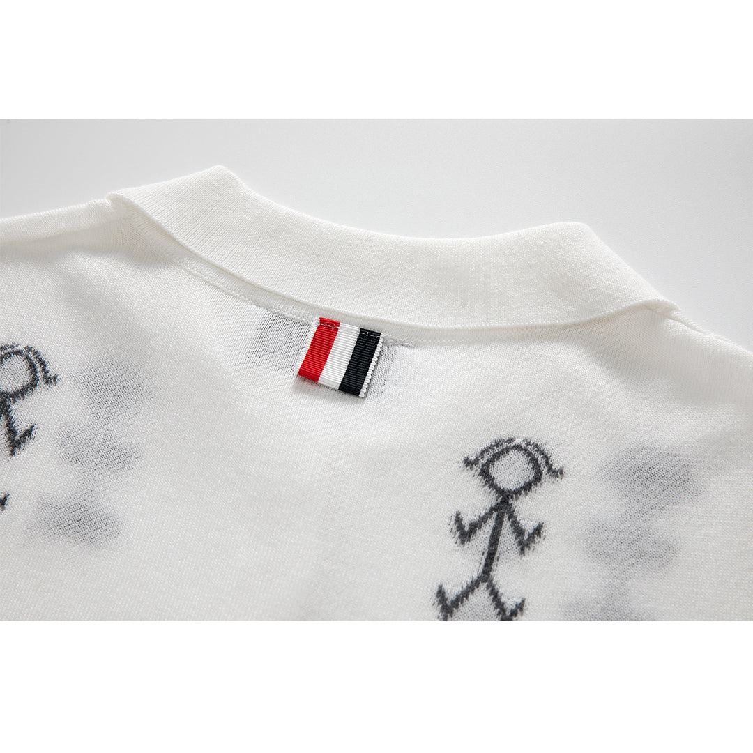MR.TOM Women Stickman POLO shirt