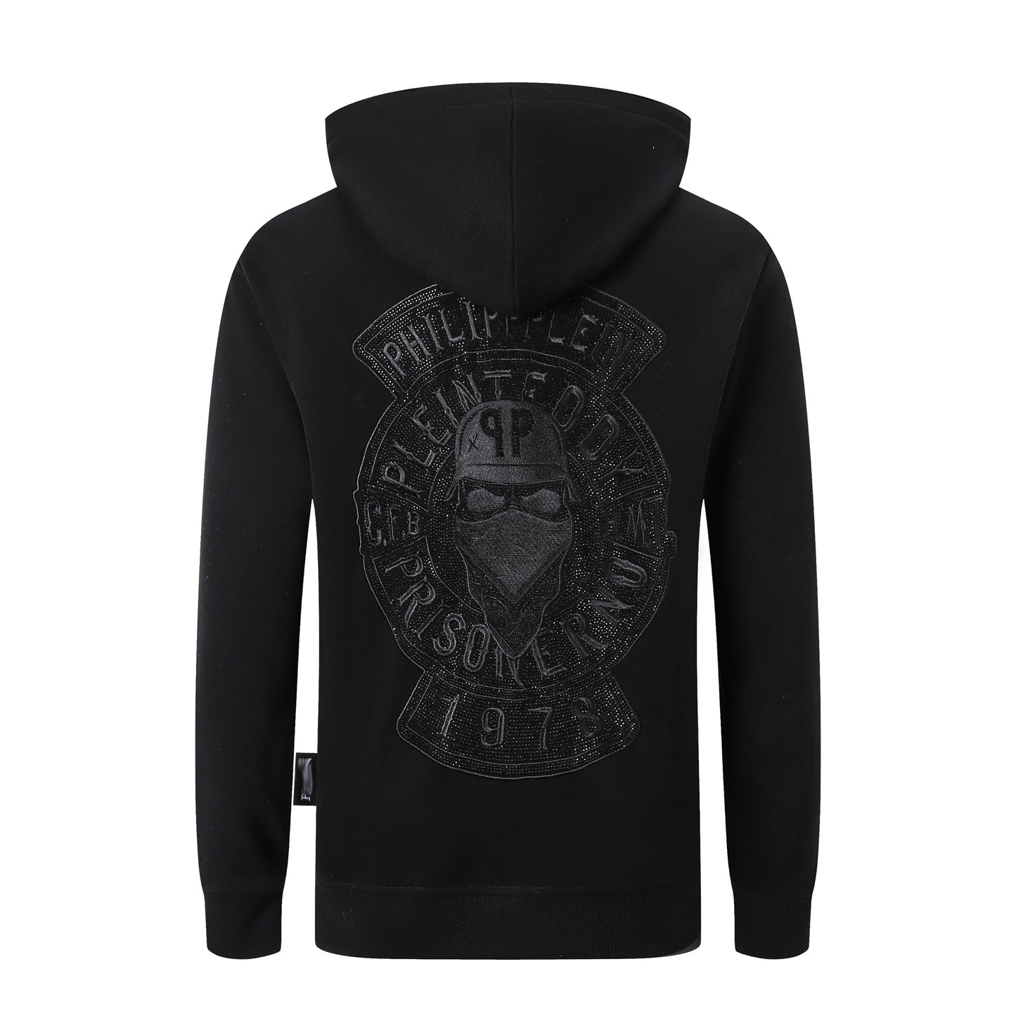 US- LOGO Stand collar Hoodie
