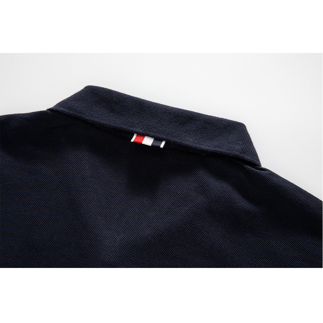 MR.TOM Pocket Stripes POLO Shirt