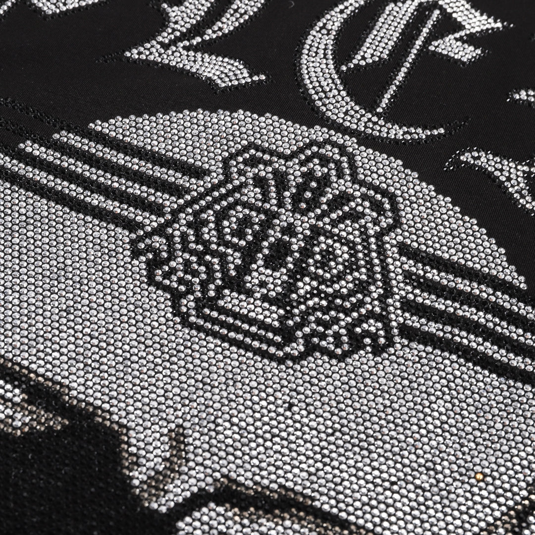 SOLO-Hot stamping Skull T-shirt