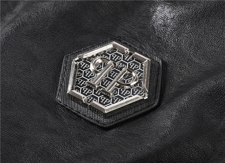SOLO-Men Cowhide Jacket