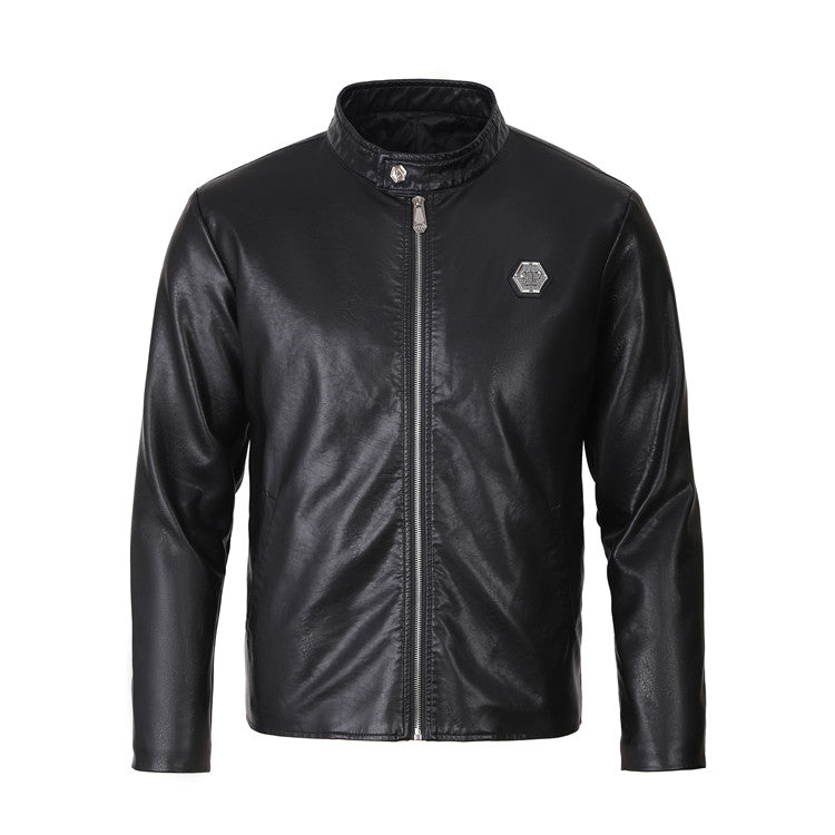 SOLO-Men Cowhide Jacket