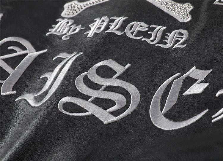 SOLO-LOGO Cowhide Jacket
