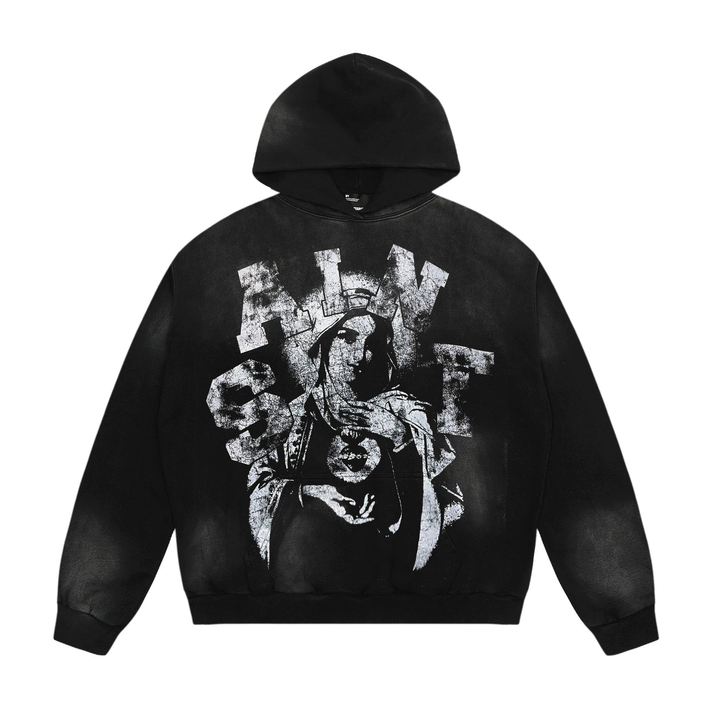 US-Saint Michael 2024ss Washed Hoodie