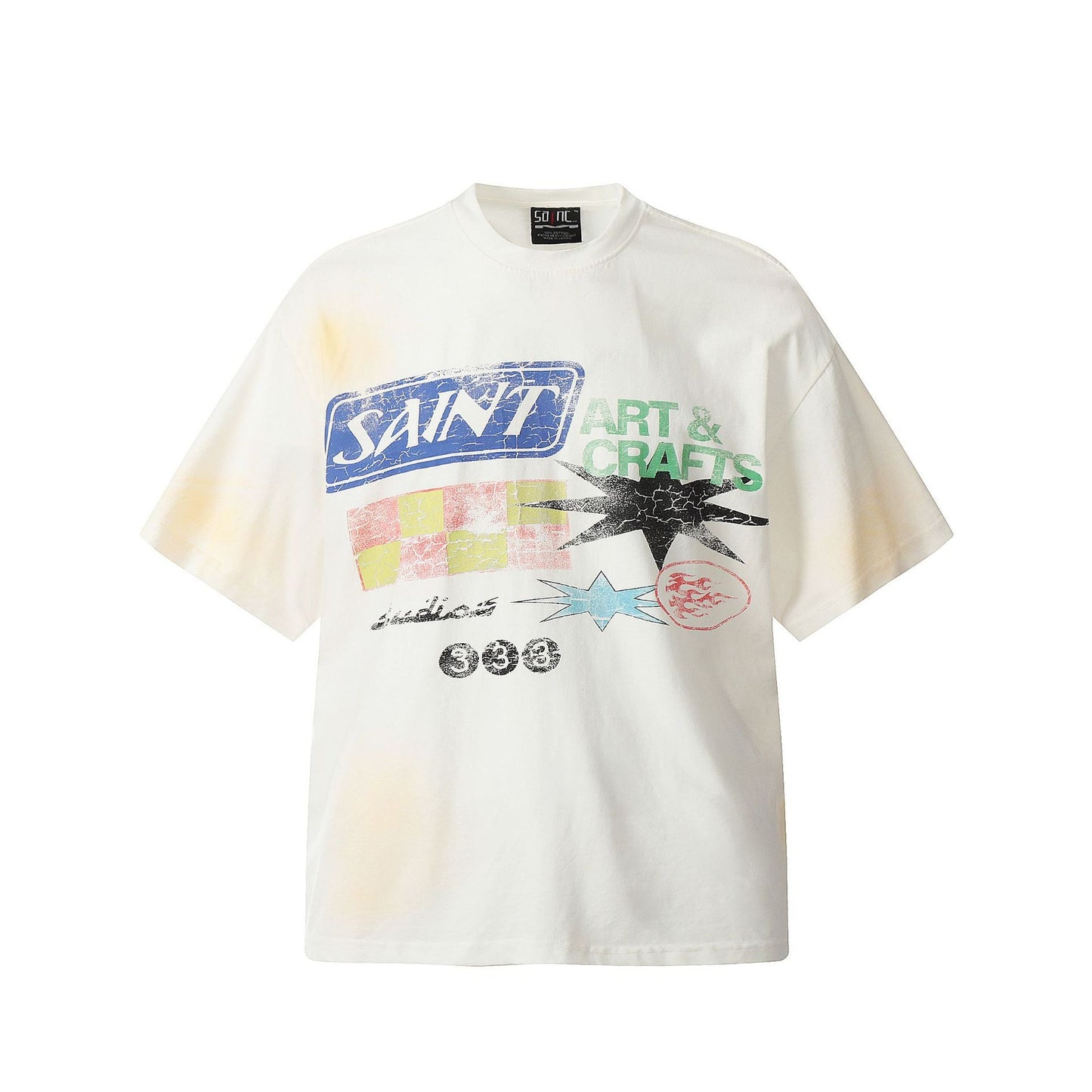 US-Saint Michael 24SS Graffiti T-shirt