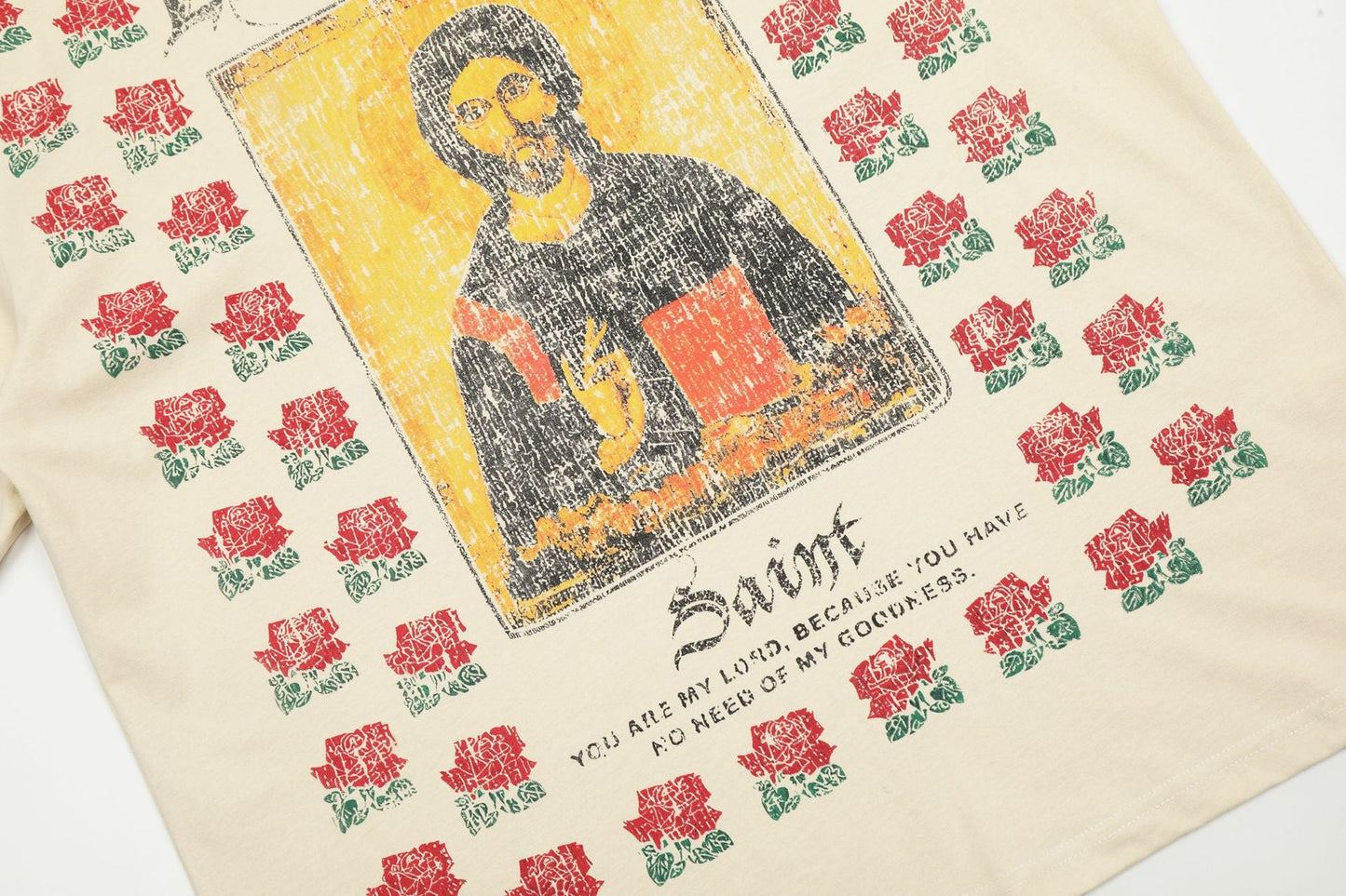 US-Saint Michael 24ss Print T-shirt