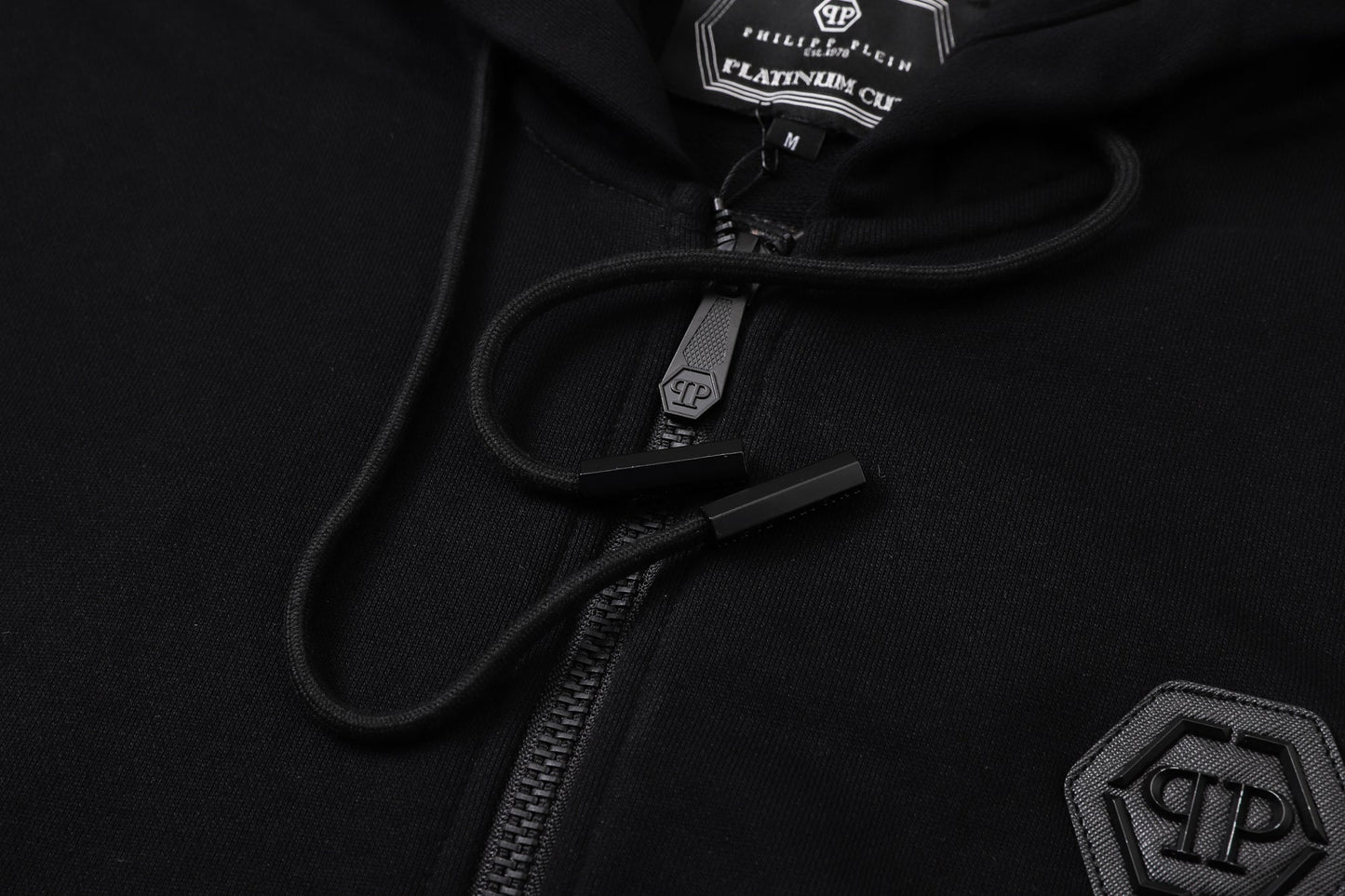 US- LOGO Stand collar Hoodie