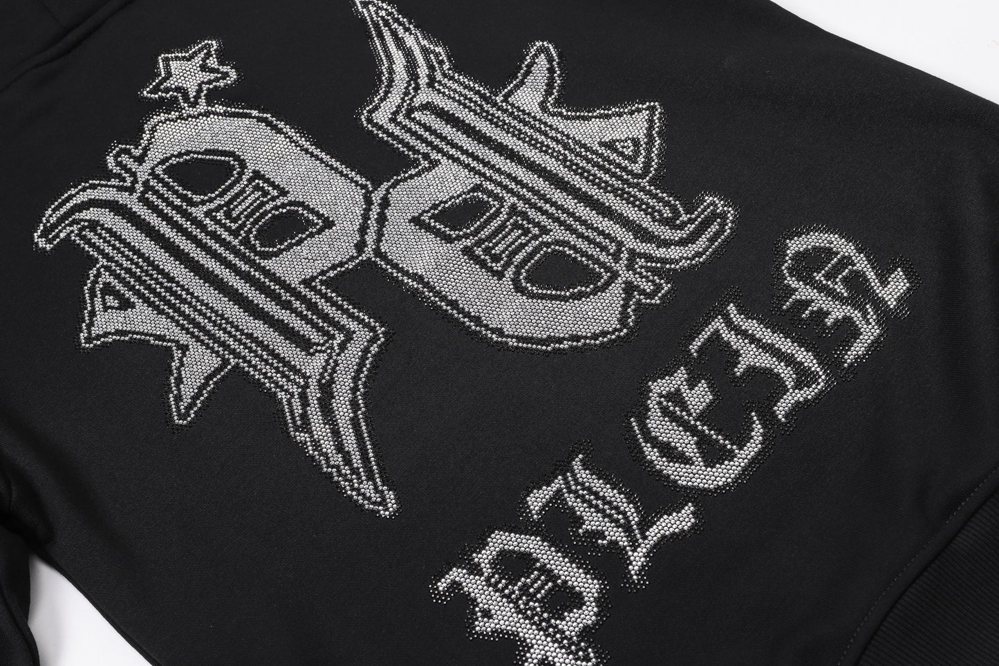 US- LOGO Black Hoodie