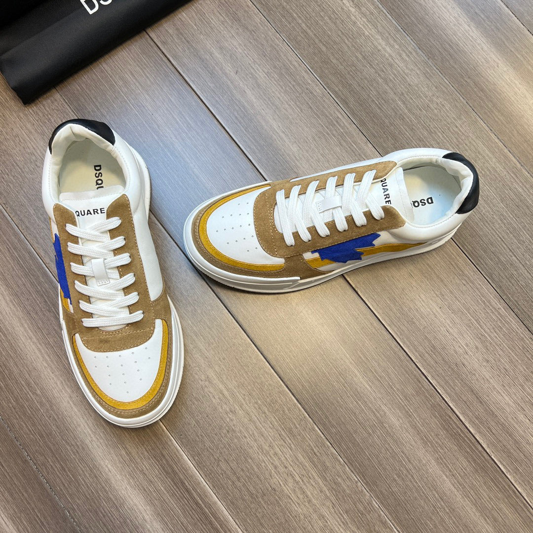 SOLO-DSQ2 Men's shoes Leather sneakers