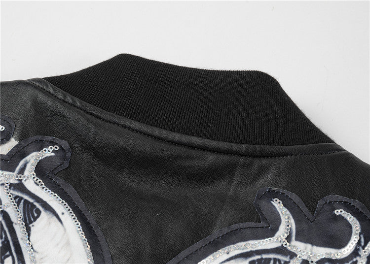SOLO-Black Cowhide jacket