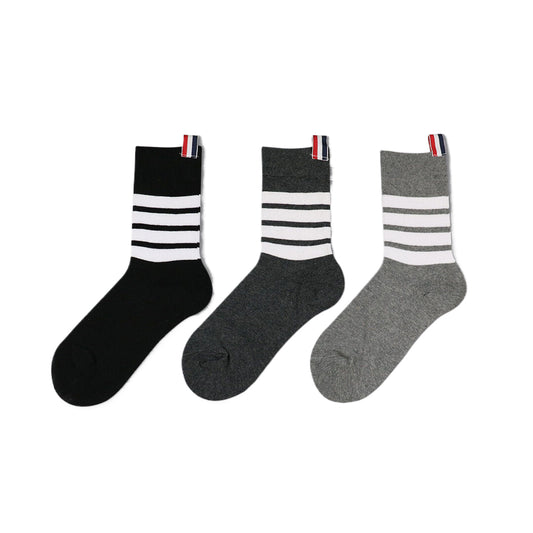 Four stripe socks