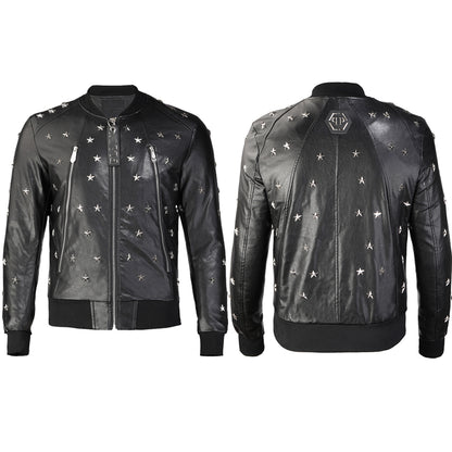 SOLO-Philpp Black Cowhide baadjie
