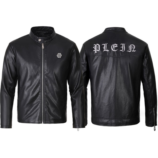 SOLO-Men Cowhide Jacket