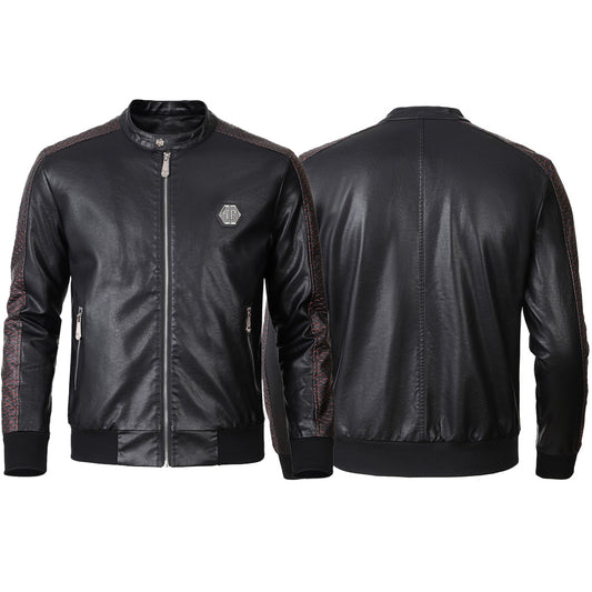 SOLO-Men Cowhide Jacket