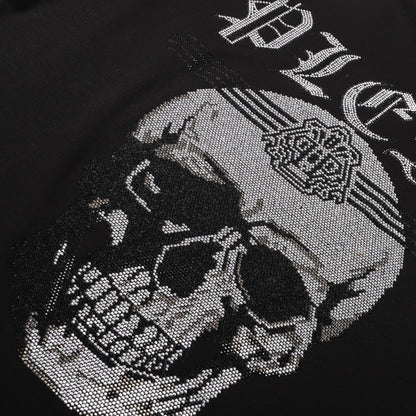 SOLO-Hot stamping Skull T-shirt