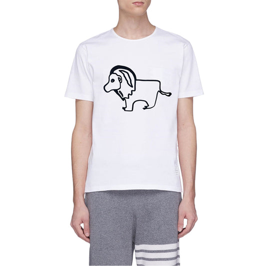 MR.TOM Lion print T-shirt