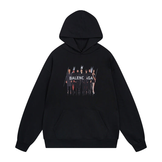 2025 Couples Print Hoodie