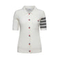 MR.TOM  Women Color buckle POLO shirt