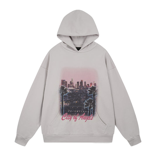 2025SS Print Loose Fit Hoodie