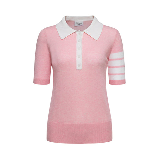 MR.TOM  Women Flowers POLO shirt