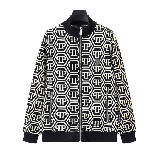 US-LOGO Casual Black Hoodie