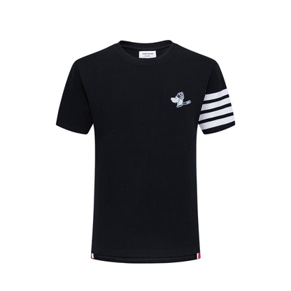 MR.TOM puppy embroidery T-shirt