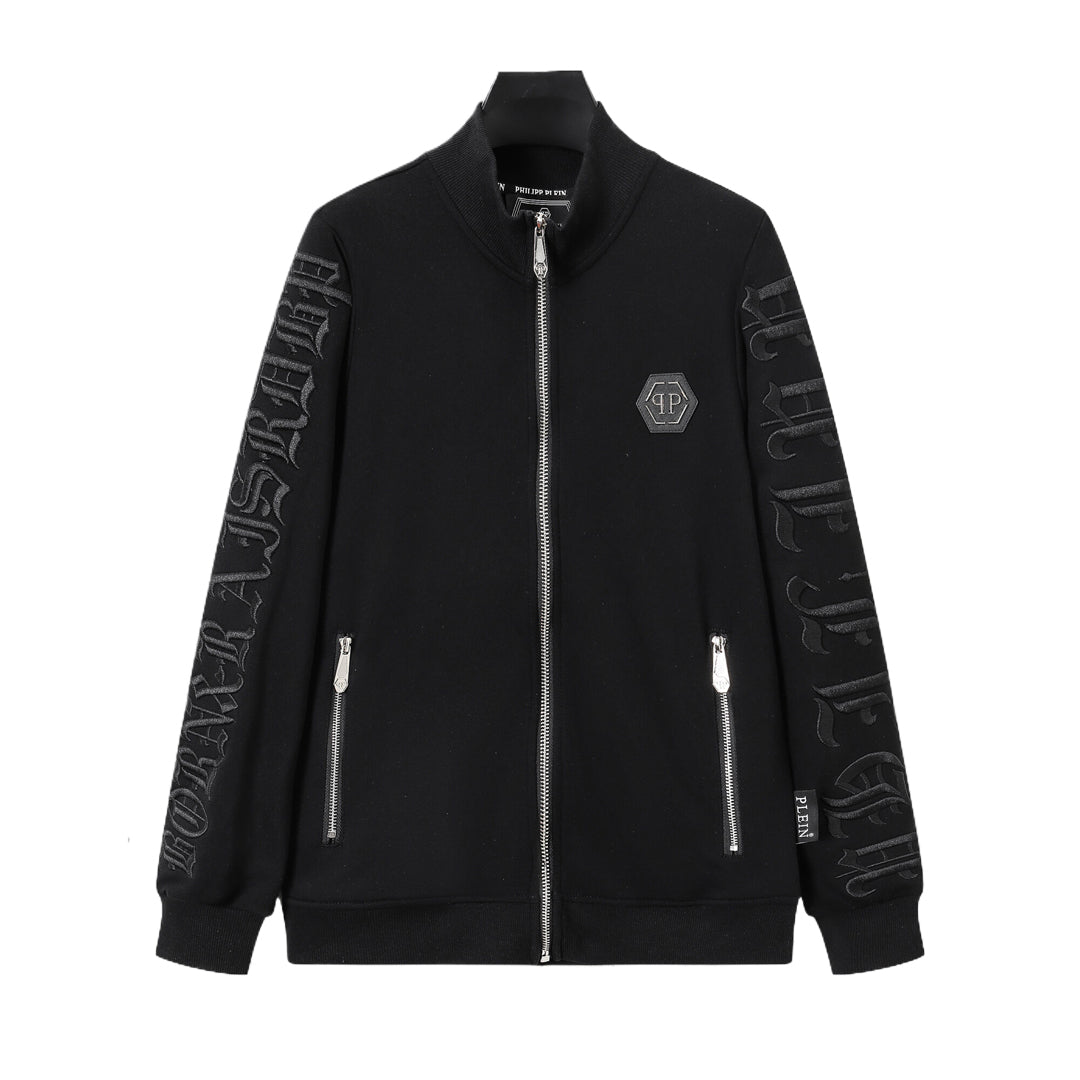 US-LOGO Sports Black Hoodie