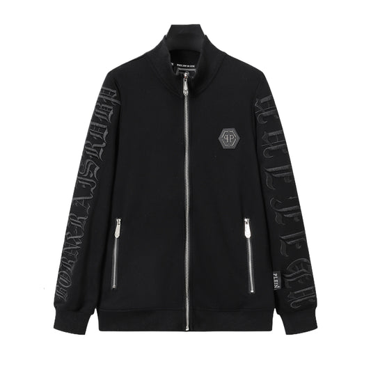 US-LOGO Sports Black Hoodie