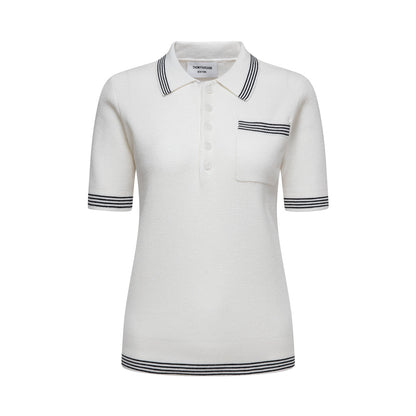 MR.TOM  Women stripe POLO shirt