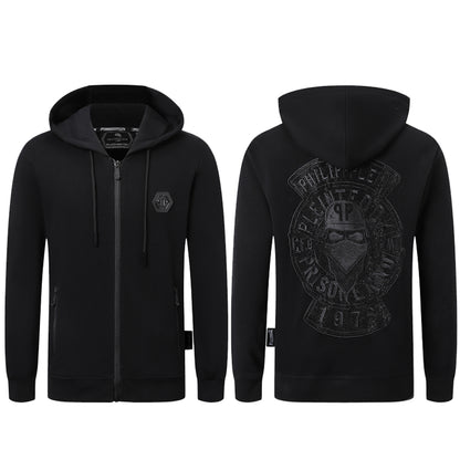 SOLO- LOGO Stand collar Ｈoodie