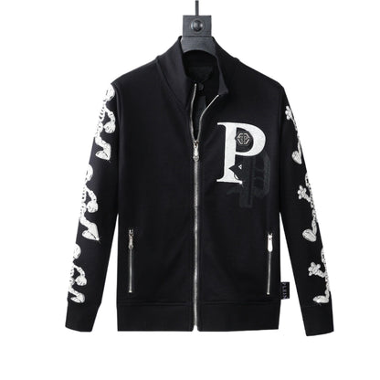 US-LOGO Sports Black Hoodie