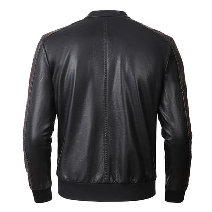 SOLO-Men Cowhide Jacket