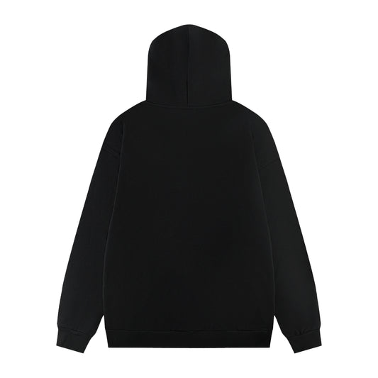 2025 Loose Fit Print Hoodie