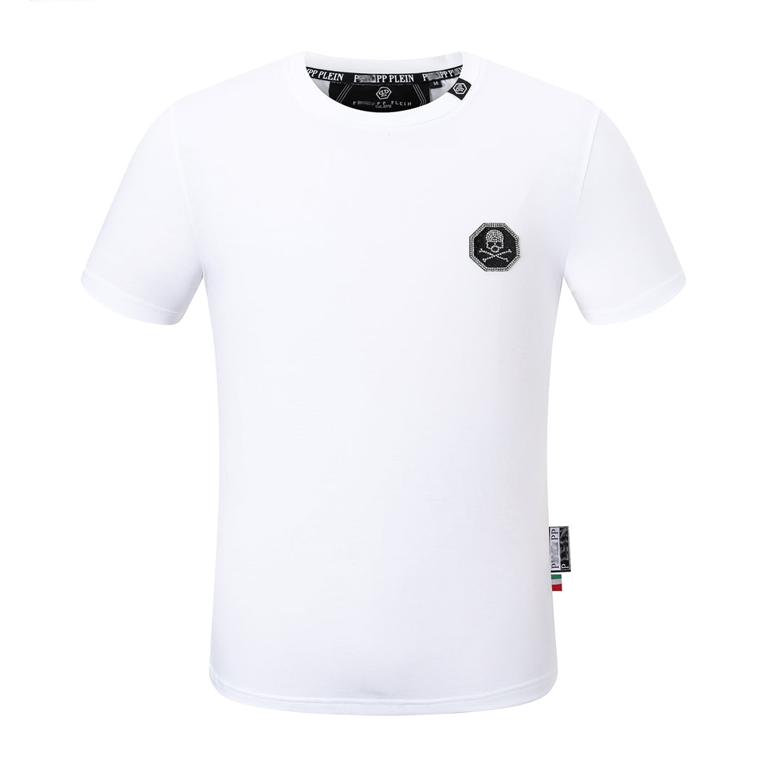 SOLO-Hot stamping Skull T-shirt