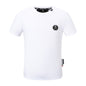 SOLO-Hot stamping Skull T-shirt
