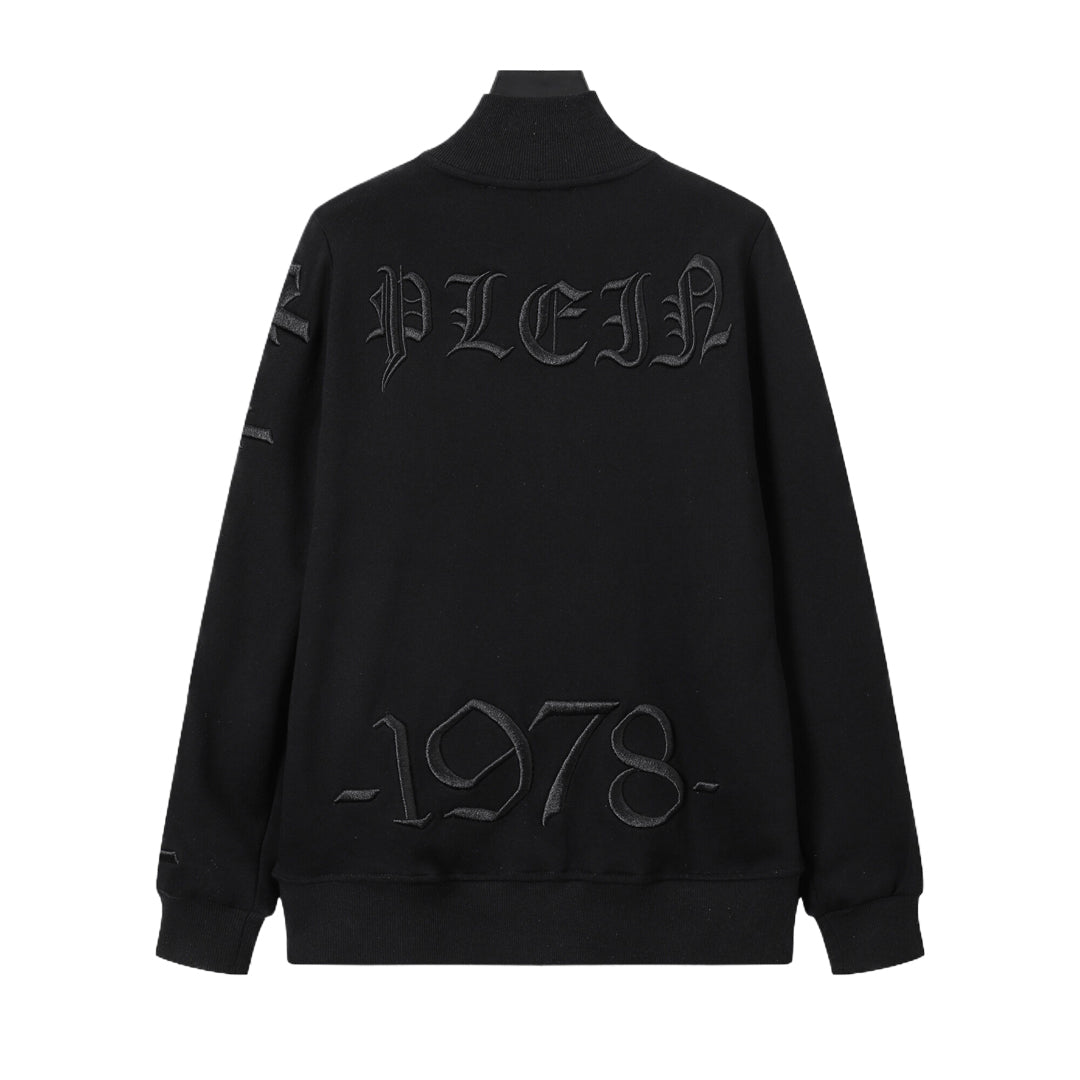 US-LOGO Sports Black Hoodie