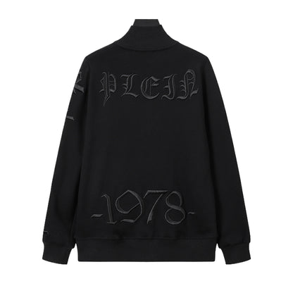US-LOGO Sports Black Hoodie