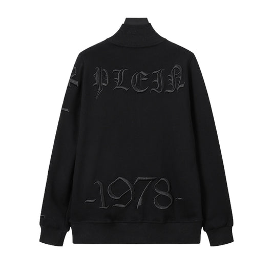 US-LOGO Sports Black Hoodie