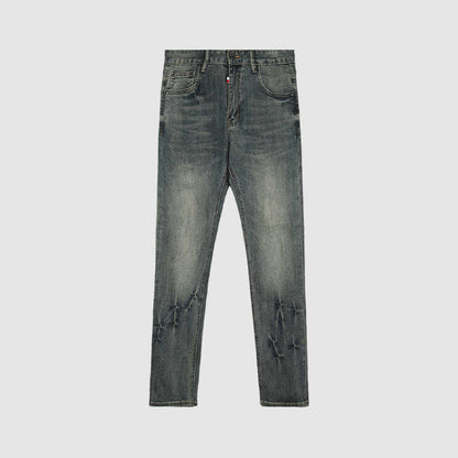 MR.TOM Embroidery Jeans
