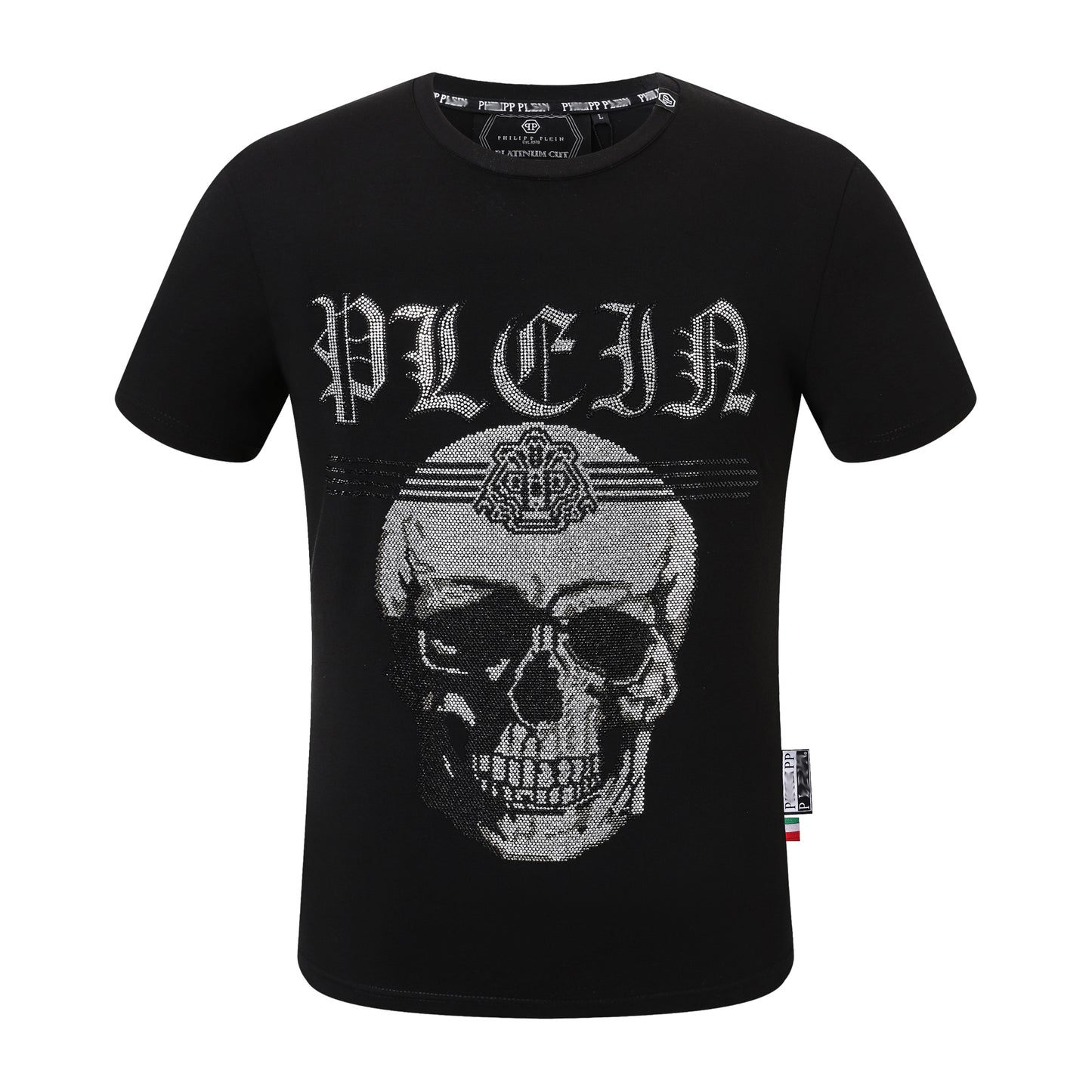 SOLO-Hot stamping Skull T-shirt