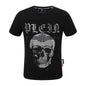 SOLO-Hot stamping Skull T-shirt